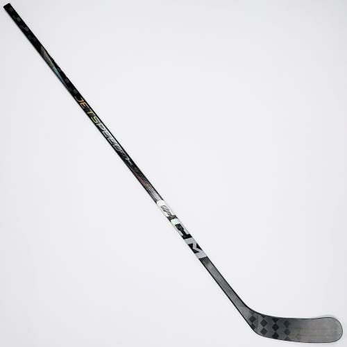 New Custom Black CCM Jetspeed FT7 Pro Hockey Stick-LH-85 Flex-P90M-Grip W/ Bubble Texture