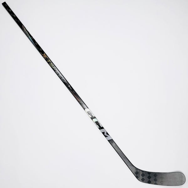 New Custom Black CCM Jetspeed FT7 Pro Hockey Stick-LH-85 Flex-P90M-Grip W/ Bubble Texture
