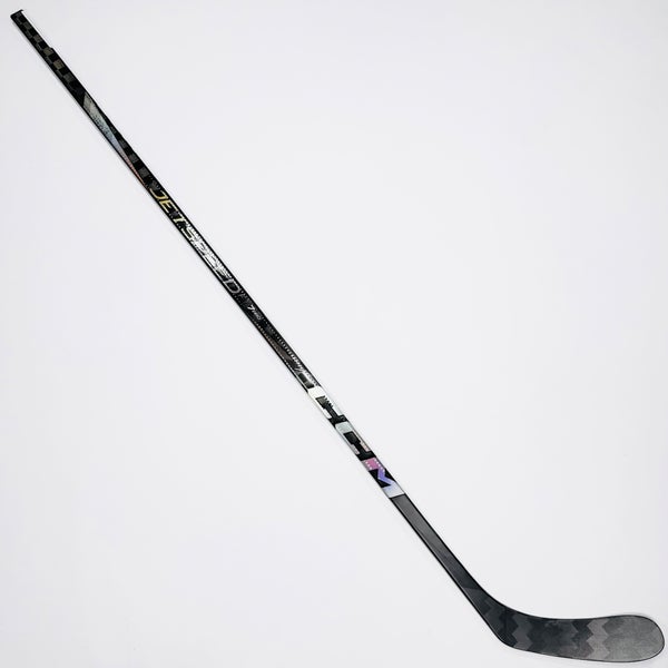 New Custom Black CCM JetSpeed FT7 Pro-LH-80 Flex-Laine Pro Curve-Grip W/ Tactile Corner