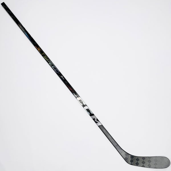 New Custom Black CCM Jetspeed FT7 Pro (Trigger 9 Pro Build) Hockey Stick-LH-75 Flex-Zegras Pro Curve