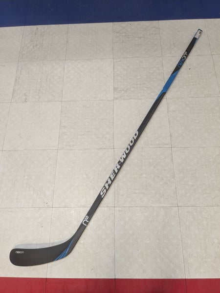Senior Sher-Wood Nexon N12 Left Hand Hockey Stick, PP26 Curve, 85 Flex, Black/Blue (New)
