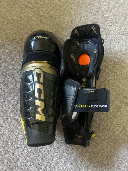 Senior CCM Tacks AS-V Pro 15" Shin Pads (New)