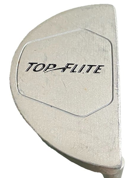 Top Flite Golf Mallet Putter RH Steel Shaft 35 In. Factory Grip Good Condition