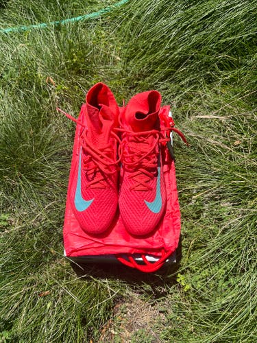 Red/Pink/Blue Men's Size M 8.5 (W 9.5) Nike Mercurial Superfly 10 Elite FG cleats (New)