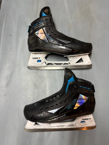 True TF9 Hockey Goalie Skates Regular Width 9 (Used)