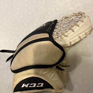 CCM YTFLEX 2 Goalie Glove Regular (Used) Size Youth White/Black