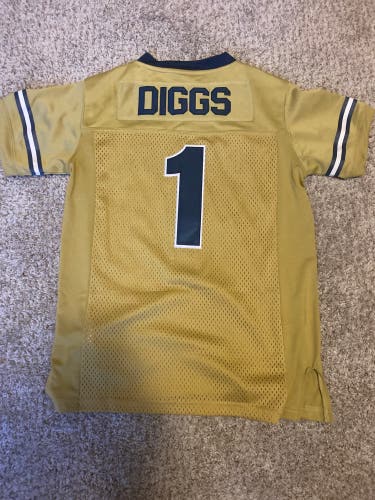 Gold Medium Boys stephon diggs high school football jersey