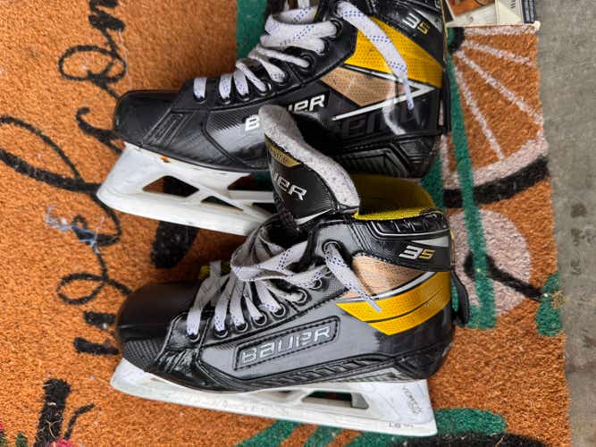 Bauer Supreme 3S Hockey Goalie Skates - Size 7 regular width - shipping discount offered!