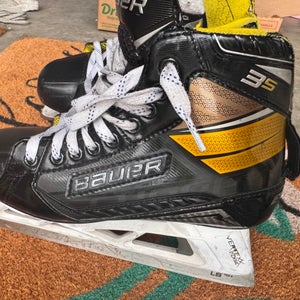 Bauer Supreme 3S Hockey Goalie Skates - Size 7 regular width