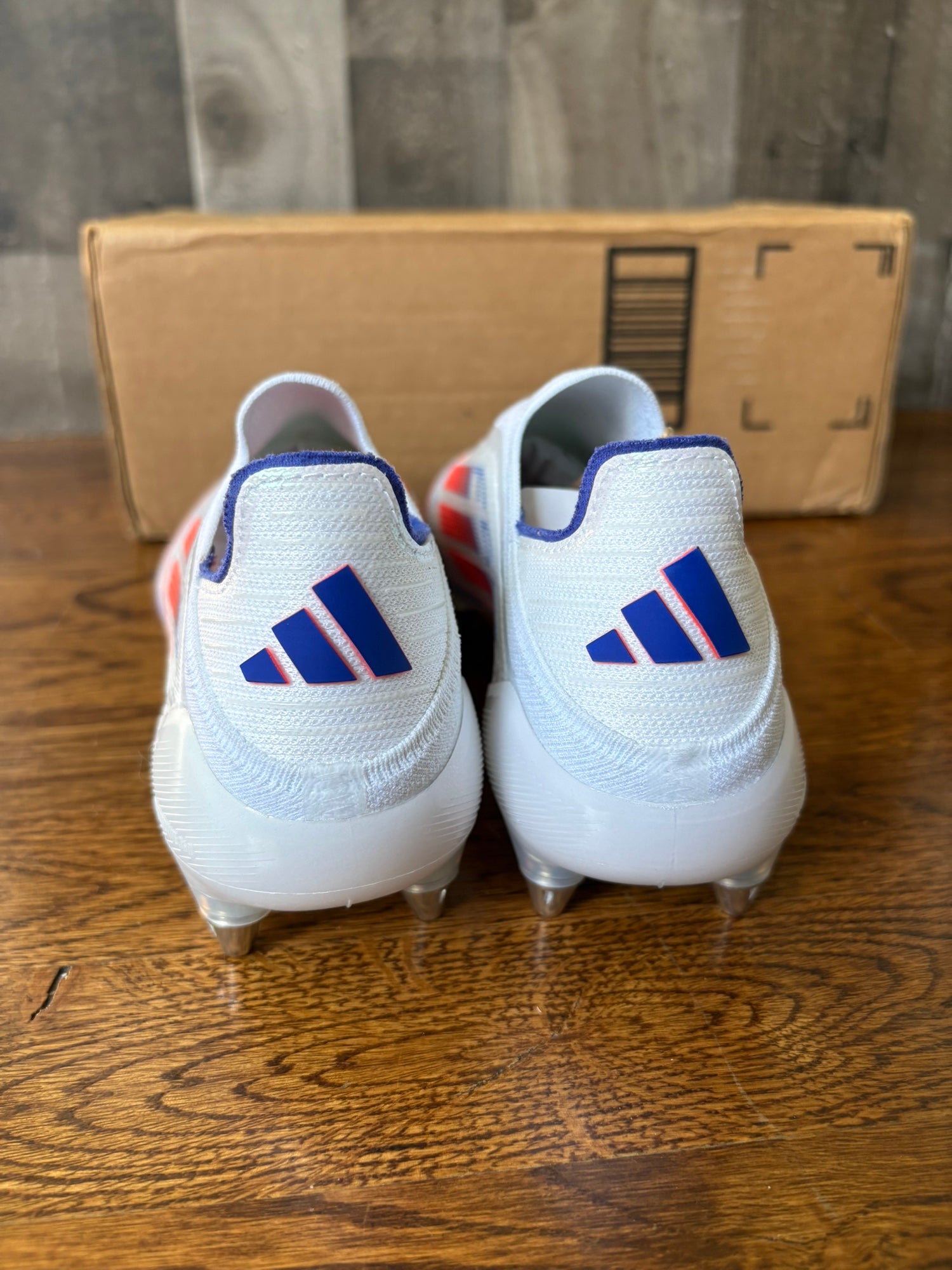 Adidas F50 Elite LL SG Laceless Soccer Cleats White Mens 5.5  display picture 2