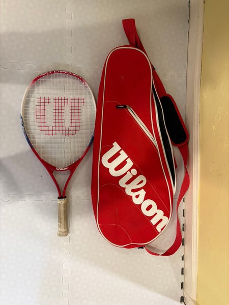 Jr. Wilson Pro Staff Tennis Racquet With Wilson Bag And 6 Gamma Quick kids 36 Balla (Used)