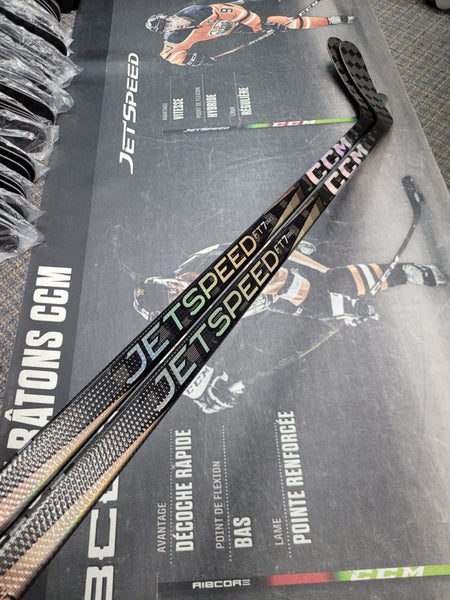 2 PACK | P29 | 75 Flex NEW! Senior CCM Jetspeed FT7 Pro Left Hand Hockey Stick Pro Stock