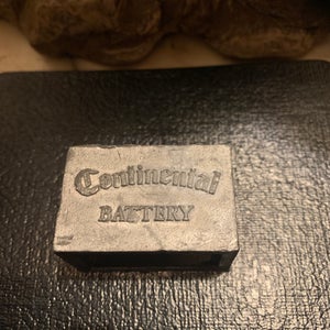 Vintage Casr Iron Continental Battery Paper Weight
