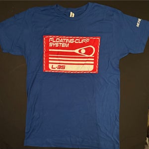 Vintage L35 Lacrosse Shirt Blue (Large)