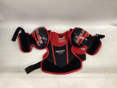 Used Bauer VAPOR VELOCITY Youth Shoulder Pads SM 11851-S000036776