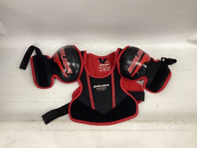 Used Bauer VAPOR VELOCITY Youth Shoulder Pads SM 11851-S000036776