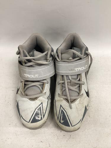 Used Nike TROUT BB/SB Cleats Grey Junior 04.5 11851-S000036767