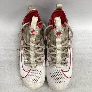 Used Nike HUARACHE LAX Cleats Mens White Senior 5 11851-S000036770