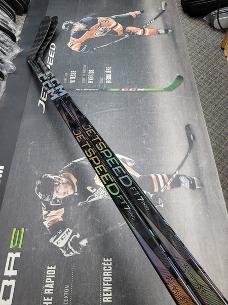 2 PACK | P90M | 75 Flex NEW! Senior CCM JetSpeed FT8 Pro Right Handed Hockey Stick Pro Stock