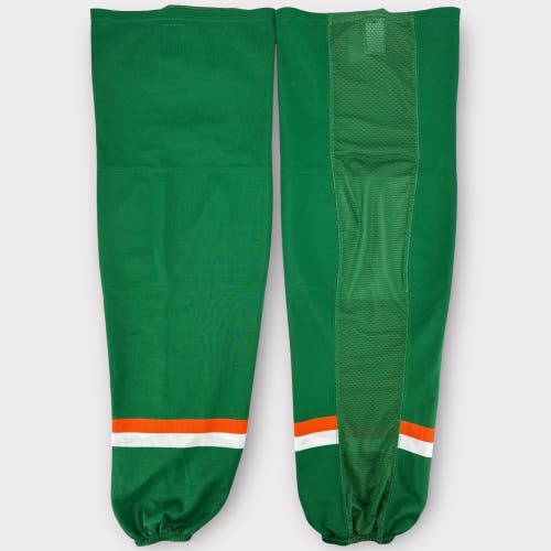Pro Stock Used 32" Wilkes-Barre/Scranton Penguins 2022 St. Patrick's Day Hockey Socks