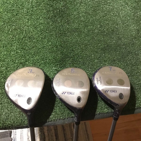 Yonex Ladies Rekin Super3FL Woods Set (3W, 5W, 7W) HGSL 4000 EX Graphite Shafts