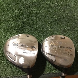 King Cobra Ladies SZ Offset Woods Set (7W & 9W)Aldila HM Tour 50 Graphite Shafts