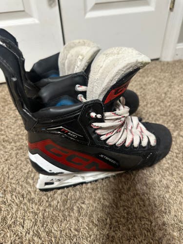 CCM Jetspeed FT680 skates NEW BLADES WITH SKATE GARDS size 6.5 (Used)