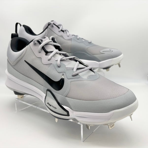 Gray Men's Size M 14.0 (W 15.0) Adult Nike Force Zoom Trout 9 Elite Low Top Metal (New)