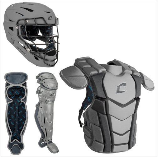 Champro Optimus Champion Plus Youth Catcher’s Kit. Color Gray