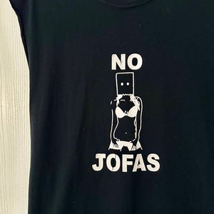 Hockey T-Shirt “No Jofas” Cut-Off Sleeves (Men’s Large)