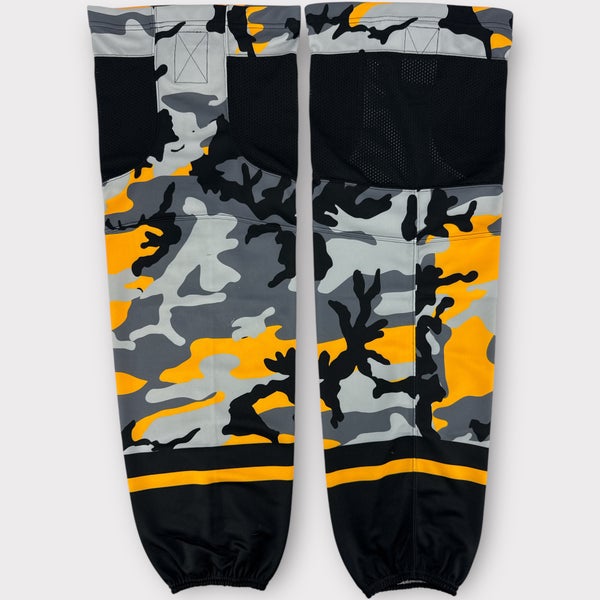 Pro Stock Used 32" Wilkes-Barre/Scranton Penguins 2022 Military Appreciation Night Hockey Socks