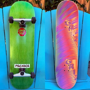 Refurbished “Permanent Vacation” Complete Skateboard 8.75” - Tensor Alloy Trucks