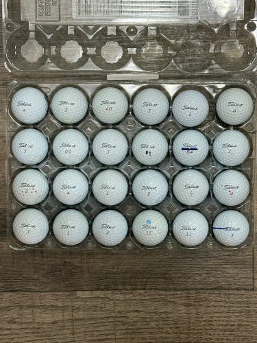 24 Titleist Pro V1x Golf Balls - 5A MINT CONDITION ONLY
