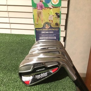 Tour Edge Hot Launch VibRcor C523 Irons Set (5-PW-SW) Stiff 60g Graphite (+1/2)