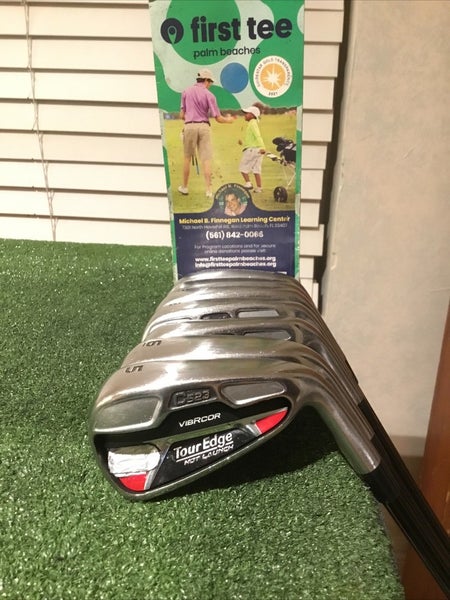 Tour Edge Hot Launch VibRcor C523 Irons Set (5-PW-SW) Stiff 60g Graphite (+1/2)