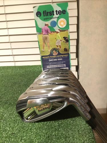 Tour Edge Hot Launch 4 HL4 Irons Set (4-PW-GW) Regular 60g UST Graphite Shafts