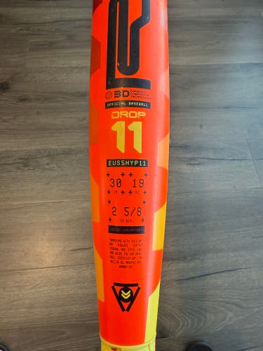 2025 Easton Hype Fire Composite USABat Certified Bat (-11) 19 oz 30" (Used)