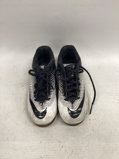Used Nike VAPOR BB/SB Cleats Black And White Youth 13.0 11851-S000036657