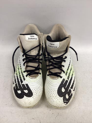 Used New Balance LAX Cleats Mens White Senior 8.5 11851-S000036703