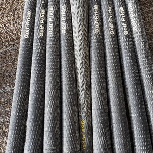 9 NOS GOLF PRIDE FULL CORD .60 STANDARD GOLF GRIPS ALL BLACK NEW OLD STOCK