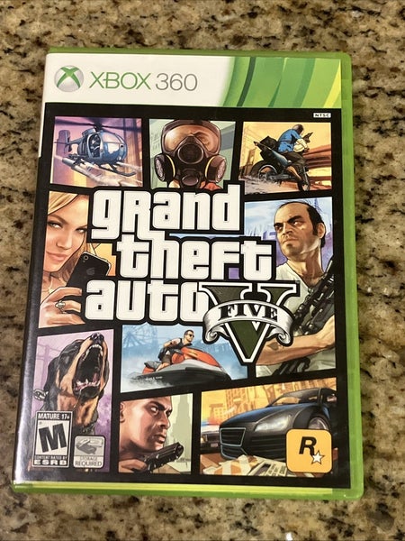 Grand Theft Auto V - Microsoft Xbox 360 (w/ map & manual)