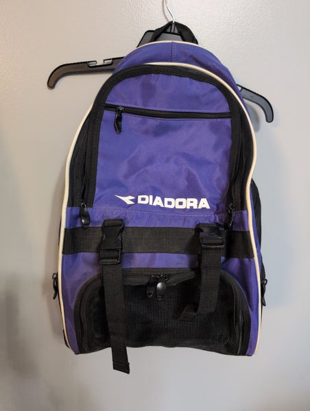 Diadora (Used) soccer backpack purple black
