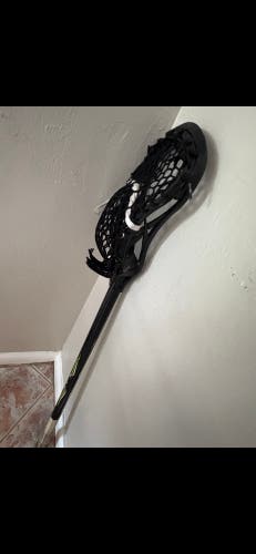 Youth Reebok Stick lacrosse all black and green