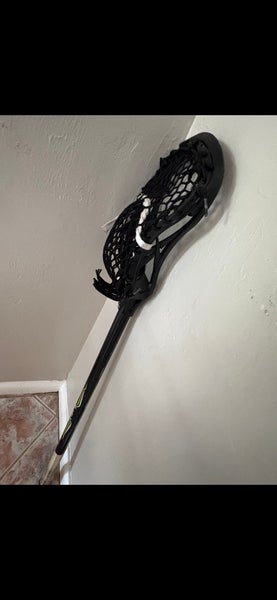 Youth Reebok Stick lacrosse all black and green