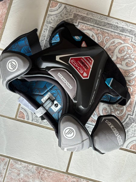 Large Youth Maverik Charger Shoulder Pads (New) ( I also have small and medium )