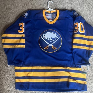 Tom Barrasso Buffalo Sabres autographed jersey