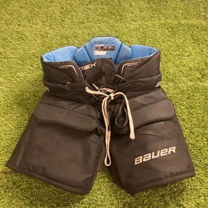 Black Junior Large/XL Bauer GSX Hockey Goalie Pants (Used)