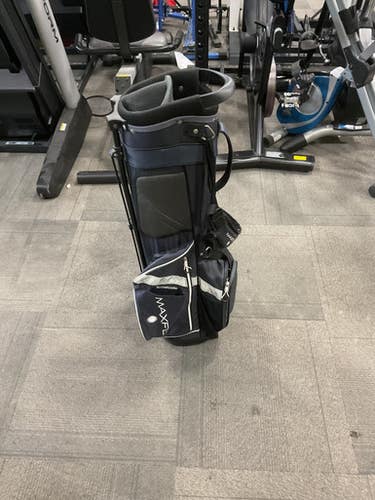 Used Maxfli HONORS LITE 3 WAY Mens Stand Bag Black 11614-S000220064