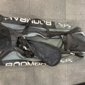 Used BoomBah BASEBALL WHEELED BAG BB/SB Player Wheeled Bag Grey 11614-S000220028