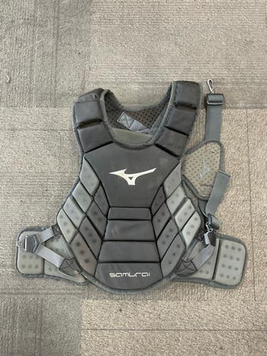 Used Mizuno SAMURAI Catchers Chest Protector Black Adult 11614-S000220025